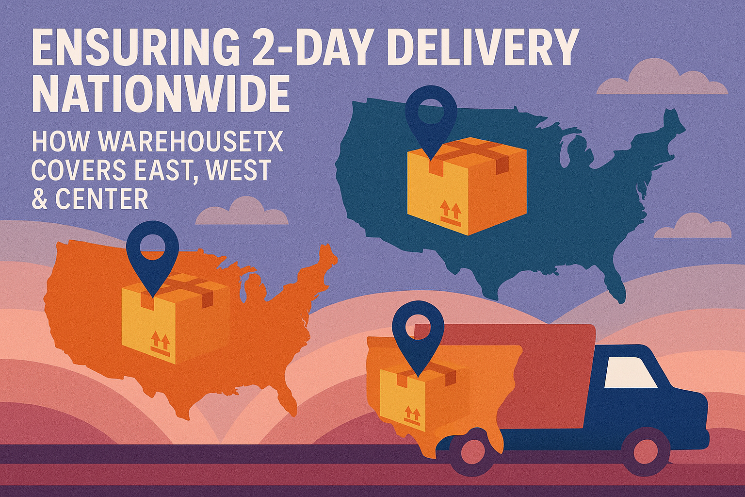 Cracking Nationwide 2-Day Delivery: How WarehouseTX's Network Covers East, West & Center
