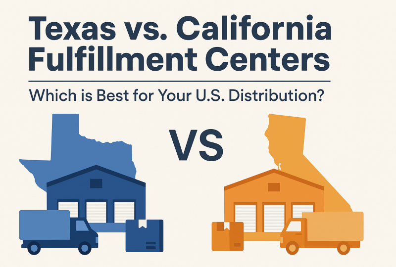 Texas vs. California Fulfillment Centers: An In-Depth Guide for Your US Distribution Strategy