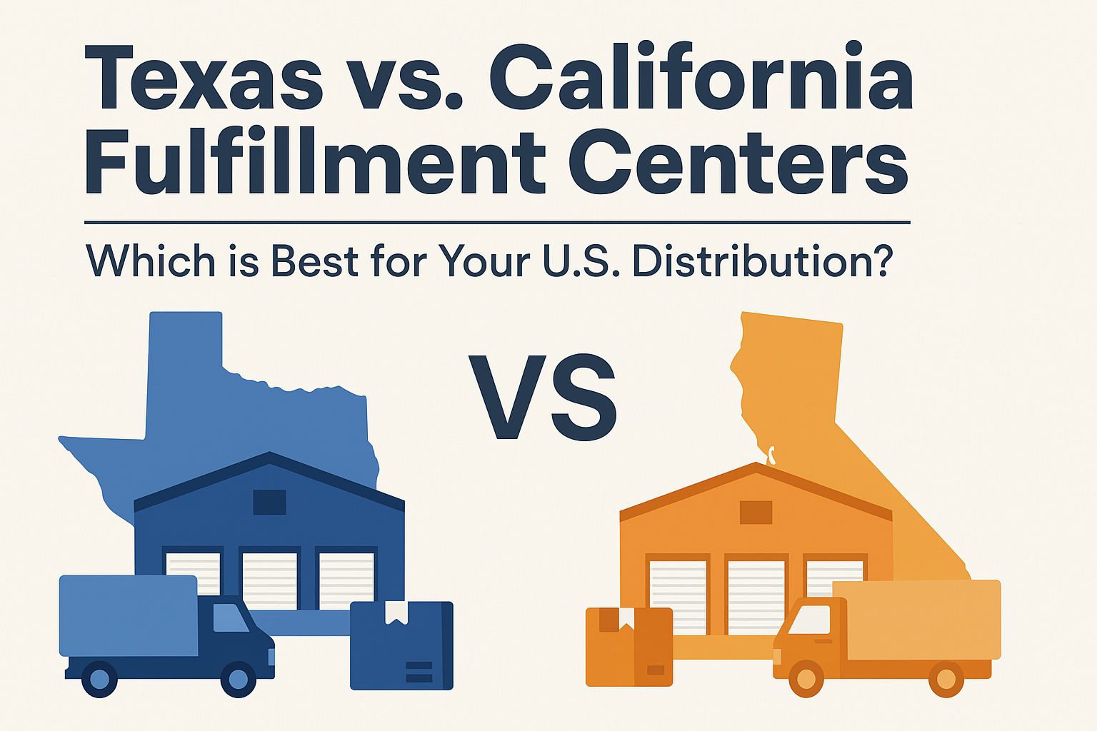 Texas vs. California Fulfillment Centers: An In-Depth Guide for Your US Distribution Strategy
