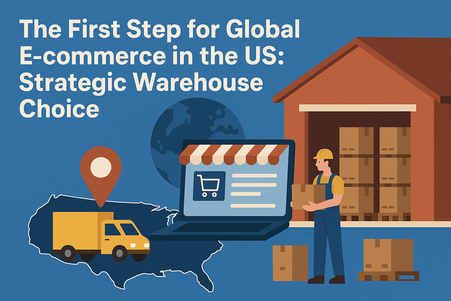 The First Step for Global E-commerce in the US: Strategic Warehouse Choice