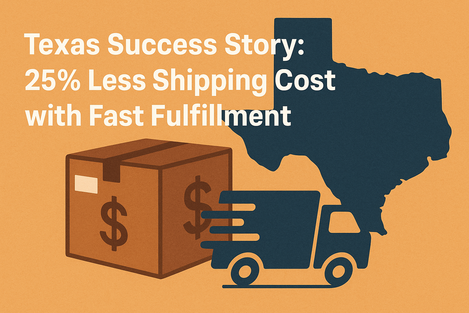 Texas Success Story: 25% Less Shipping Cost with Fast Fulfillment