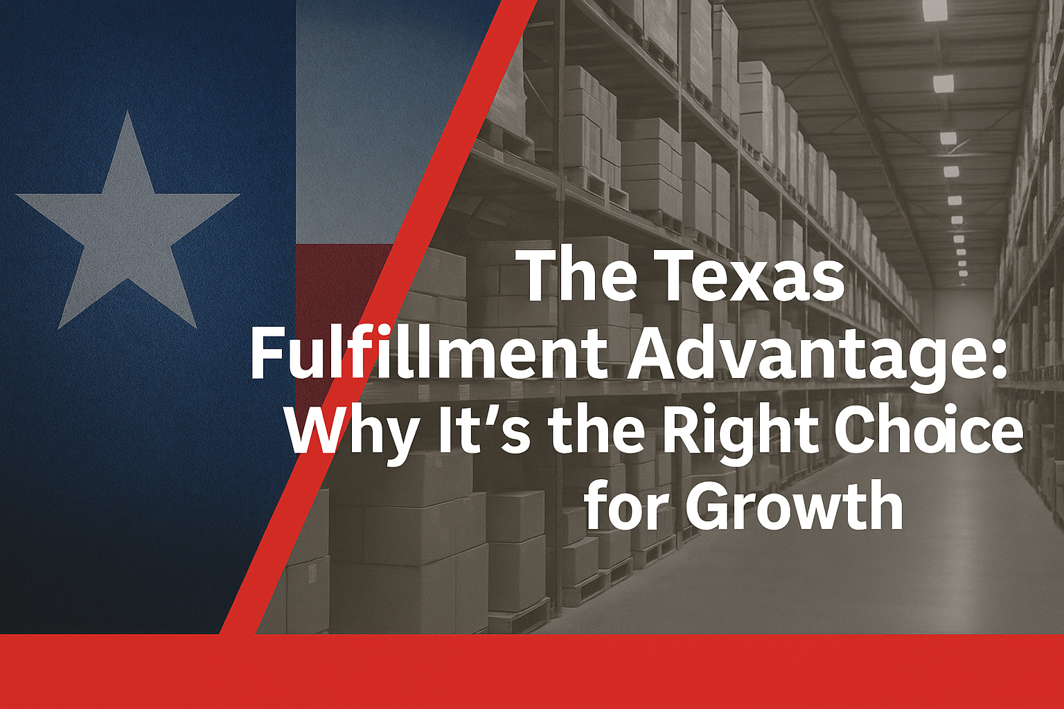 The Texas Fulfillment Advantage: Why It's the Right Choice for Growth