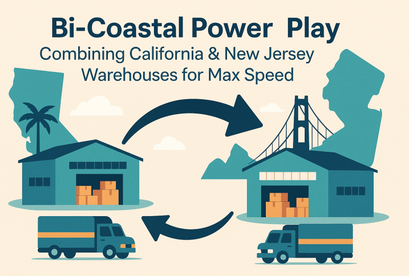 Bi-Coastal Power Play: Combining California & New Jersey Warehouses for Max Speed