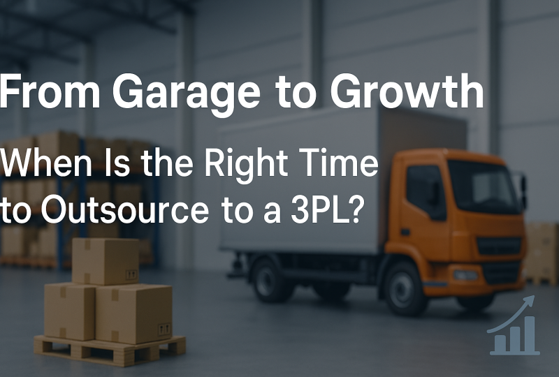 From Garage to Growth: When Is the Right Time to Outsource to a 3PL?