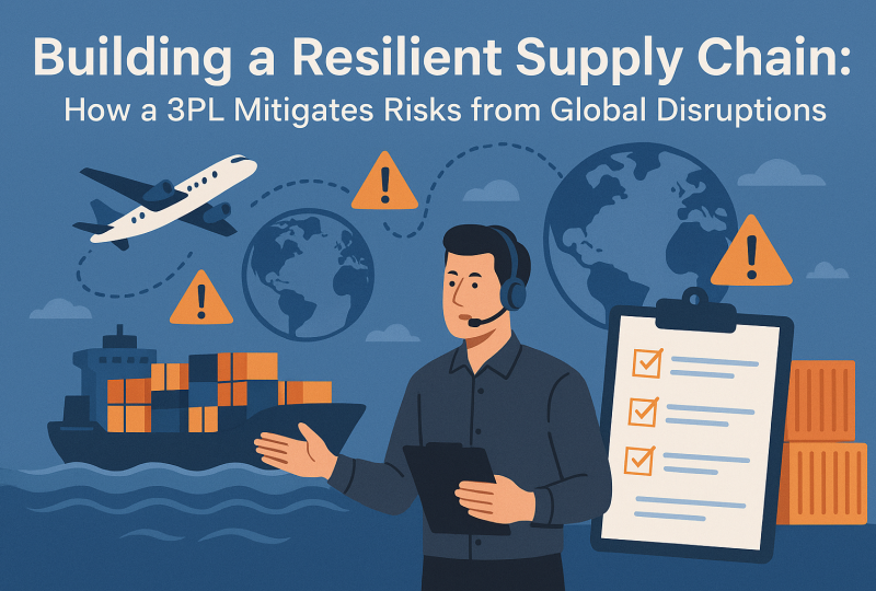 Building a Resilient Supply Chain: How a 3PL Mitigates Risks from Global Disruptions