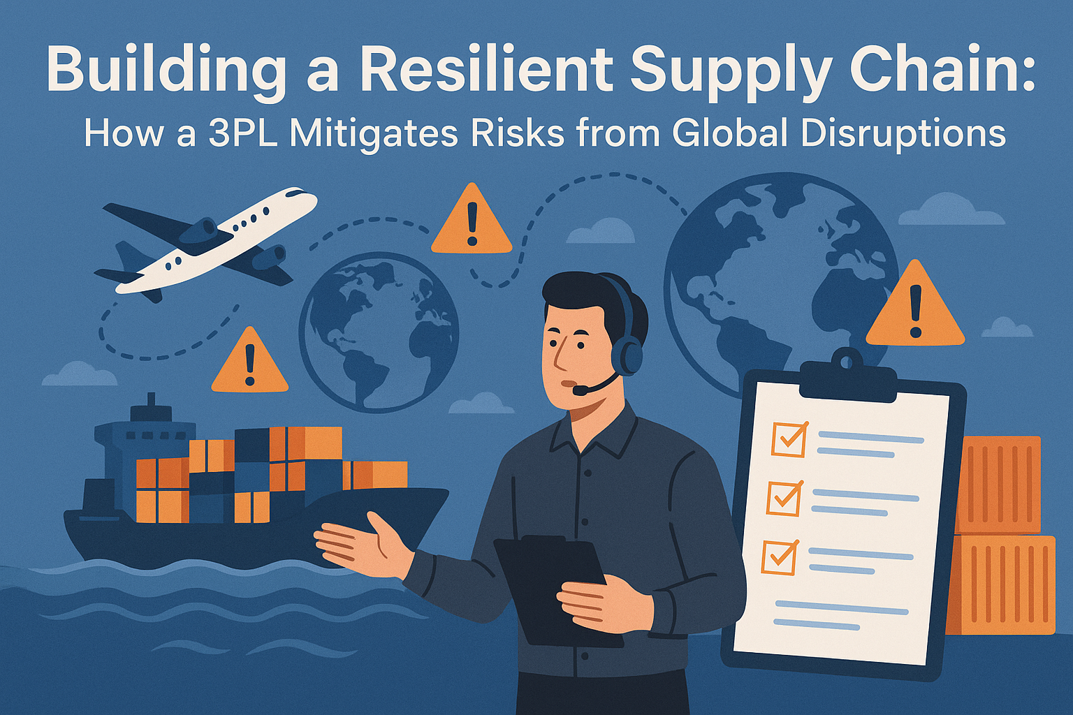 Building a Resilient Supply Chain: How a 3PL Mitigates Risks from Global Disruptions
