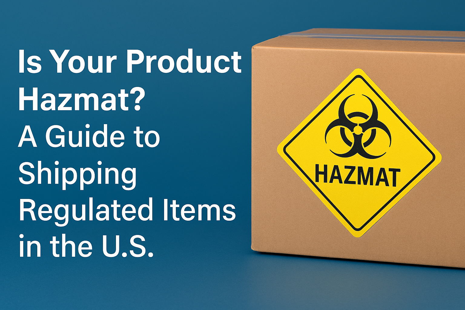 Is Your Product Hazmat? A Guide to Shipping Regulated Items in the U.S.