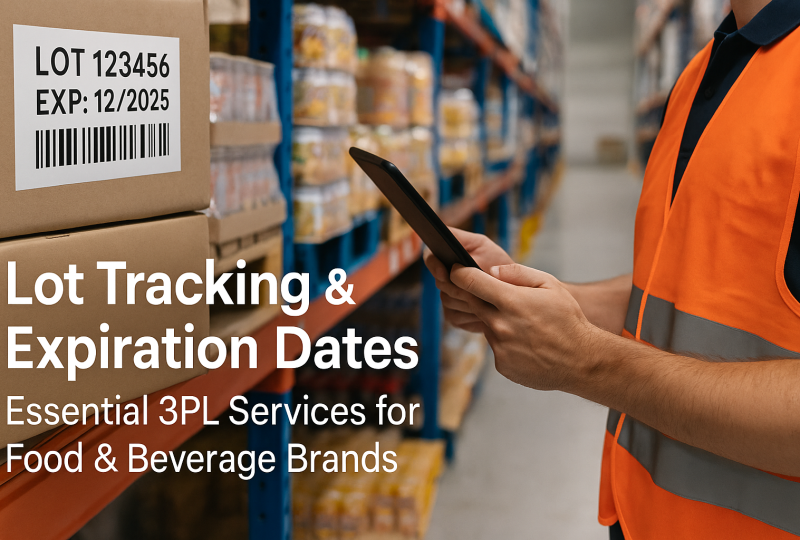 In the fast-paced and highly regulated world of food and beverage, every second—and every product—counts. Brands face a dual challenge: ensuring their products are delivered fresh and on time, while also maintaining strict compliance with safety regulations. This is where a specialized Third-Party Logistics (3PL) partner becomes indispensable. More than just a warehouse, the right 3PL provides critical services like advanced lot tracking and expiration date management, turning potential risks into competitive advantages. Navigating the complexities of recalls, maintaining product integrity, and optimizing inventory rotation requires more than just shelf space. It demands a system that offers complete visibility and control from the moment a product enters the warehouse to the second it leaves for the customer. For food and beverage businesses, this isn't a luxury; it's a necessity for survival and growth. The High Stakes of Food & Beverage Logistics: Why It's Different Unlike general merchandise, food and beverage products are highly perishable and come with a host of unique challenges. These include: Strict Regulations: From the FDA to local health departments, compliance is non-negotiable. Temperature Control: Many products require specific climate-controlled storage to prevent spoilage. Shelf-Life Management: Products have a limited lifespan, and selling expired goods can lead to significant financial loss and brand damage. Recall Preparedness: The ability to quickly and accurately track affected products is crucial in the event of a recall. A generic logistics provider simply cannot address these nuanced needs. A true partner, like WarehouseTX, understands that your brand's reputation is built on trust, and that trust is tied directly to the safety and quality of your product. This is why specialized 3PL services in lot tracking and expiration date management are non-negotiable for success. Lot Tracking: More Than Just a Number A "lot" is a specific batch of products produced under the same conditions, often identified by a unique code. Lot tracking is the process of following this batch through the supply chain. While this sounds simple, its importance is monumental. What is Lot Tracking? At its core, lot tracking provides a complete chain of custody for every product. It links a specific batch to: The raw materials used. The production date and location. The storage conditions. The specific customers who received the product. Why is it Crucial for Food & Beverage Brands? Imagine a scenario: a brand discovers a potential contamination issue with a single batch of a popular product. Without robust lot tracking, they would be forced to issue a costly and damaging blanket recall for all products on the market—even the safe ones. This not only erodes customer trust but also results in massive financial losses from destroyed inventory and logistical nightmares. With an advanced 3PL partner, this process is dramatically different. The moment an issue is detected, the 3PL can instantly identify every single case from that specific lot. Their systems can: Isolate Affected Stock: Immediately quarantine the specific lot within the warehouse. Prevent Shipments: Ensure no new orders containing the affected lot are fulfilled. Targeted Recalls: Notify only the retailers and consumers who received the tainted batch, minimizing the scale and cost of the recall. This precision saves millions of dollars and, more importantly, protects your brand's integrity. It's the difference between a minor incident and a public relations disaster. Expiration Date Management: A Race Against Time For perishable goods, the clock is always ticking. The key to profitability is ensuring that products with the nearest expiration dates are the first to be shipped. This is known as a First-Expired, First-Out (FEFO) inventory strategy. FEFO vs. FIFO: The Critical Difference Many traditional warehouses operate on a First-In, First-Out (FIFO) basis, where the oldest stock is shipped first. While this works for non-perishable goods, it's a recipe for disaster in food and beverage. An advanced 3PL uses FEFO, ensuring that products are shipped based on their expiration date, not their arrival date. This prevents spoilage and minimizes waste. The following table illustrates the stark contrast between these two inventory management strategies: Feature First-In, First-Out (FIFO) First-Expired, First-Out (FEFO) Definition Oldest stock is shipped first, regardless of expiration date. Stock with the earliest expiration date is shipped first. Best For Non-perishable goods (e.g., electronics, apparel). Perishable goods (e.g., food, beverages, cosmetics). Risk of Spoilage High. Products received later but with earlier expiration dates may expire on the shelf. Low. Prioritizes selling products before their shelf life ends. Impact on Profitability Potential for lost revenue from expired, unsellable inventory. Maximizes sales and reduces waste, improving the bottom line. Compliance Often non-compliant with food safety and quality standards. Essential for maintaining compliance and brand integrity. For a food or beverage brand, partnering with a 3PL that masters FEFO is not just smart business—it's essential for preventing costly losses and ensuring customer satisfaction. Case Study: The Impact of Advanced Expiration Date Management Consider "Healthy Harvest," a startup specializing in organic cold-pressed juices. In their early days, they handled their own fulfillment, relying on a basic FIFO system. Despite their premium product, they frequently faced a frustrating problem: customers would receive juices with only a few days of shelf life left, leading to complaints and returns. Retailers, in turn, were hesitant to stock their products, fearing spoilage on their shelves. Upon partnering with a 3PL like WarehouseTX, they transitioned to a sophisticated FEFO system. The 3PL's technology provided: Real-Time Visibility: Healthy Harvest could track the exact expiration date of every single bottle in the warehouse. Automated Picking: The WMS (Warehouse Management System) automatically directed pickers to the products with the earliest expiration dates. Proactive Alerts: The system notified the brand of any inventory approaching its expiration, allowing them to offer promotions or donate the products to avoid waste. The results were transformative. Customer complaints about short-dated products plummeted. Retailer confidence soared, leading to larger and more frequent orders. Healthy Harvest's profitability increased by 20% in the first year alone, proving that a focus on advanced expiration date management is a direct driver of business growth. Choosing the Right 3PL Partner: What to Look For When evaluating a potential 3PL, especially for food and beverage, don't just ask about warehousing space. Dig deeper into their capabilities. A top-tier partner will offer: Robust WMS (Warehouse Management System): Their system must be capable of tracking both lot numbers and expiration dates in real-time. Look for a system that provides a detailed dashboard for your inventory. Climate-Controlled Facilities: Ask about their storage solutions, including temperature-controlled zones and specific handling protocols for sensitive products. Scalability: As your brand grows, your 3PL should be able to scale with you, whether you're managing a few pallets or a few thousand. Expertise in Your Industry: A 3PL with a proven track record in food and beverage understands the regulatory landscape and industry best practices. Seamless Integration: Can they easily connect with your existing eCommerce platform and sales channels, such as Amazon FBA/FBM? Summary: The Power of Proactive Logistics For food and beverage brands, effective logistics is a competitive differentiator. By leveraging a 3PL with specialized services in lot tracking and expiration date management, you're not just outsourcing a service; you're investing in a strategy that: Mitigates recall risks and protects your brand. Reduces waste and maximizes profitability. Ensures product freshness and enhances customer satisfaction. Maintains compliance with industry regulations. In a market where every detail matters, having a trusted partner that can manage these complexities allows you to focus on what you do best: creating great products. The difference between a struggling brand and a thriving one often comes down to the logistics behind the scenes. Frequently Asked Questions What is the difference between lot tracking and serial number tracking? Lot tracking follows a batch or group of products, which is essential for managing food, beverages, and other goods produced in large quantities. Serial number tracking, on the other hand, follows a single, individual item. While serial numbers are critical for high-value electronics or machinery, lot tracking is more practical and effective for the food and beverage industry, offering targeted recall capabilities for entire product batches. How does a 3PL manage expiration dates to prevent spoilage? A professional 3PL uses a First-Expired, First-Out (FEFO) inventory management strategy, which prioritizes shipping products with the soonest expiration dates first. This is managed by their advanced Warehouse Management System (WMS), which tracks the expiration date of every item upon arrival and directs the fulfillment team to pick the correct stock for each order. This process significantly reduces waste and ensures customers receive fresh products. Can a 3PL help with FDA compliance for food & beverage products? Yes. A reputable 3PL with experience in the food and beverage sector will have systems and protocols in place to support FDA compliance. This includes maintaining detailed records for traceability, ensuring proper climate-controlled storage for products, and implementing strict handling procedures to prevent cross-contamination. Their robust lot tracking capabilities are a key component of meeting regulatory requirements for product traceability and recall management. What kind of real-time visibility will I have into my inventory? Most modern 3PLs provide a dedicated client portal or dashboard that offers real-time visibility into your inventory. You can track stock levels, monitor lot numbers, view expiration dates, and access detailed reports on shipments and returns. This high level of transparency allows you to make informed business decisions, forecast demand, and manage your supply chain with confidence. This is a crucial feature to look for, as it ensures you always have a clear picture of your products, even when they are off-site.