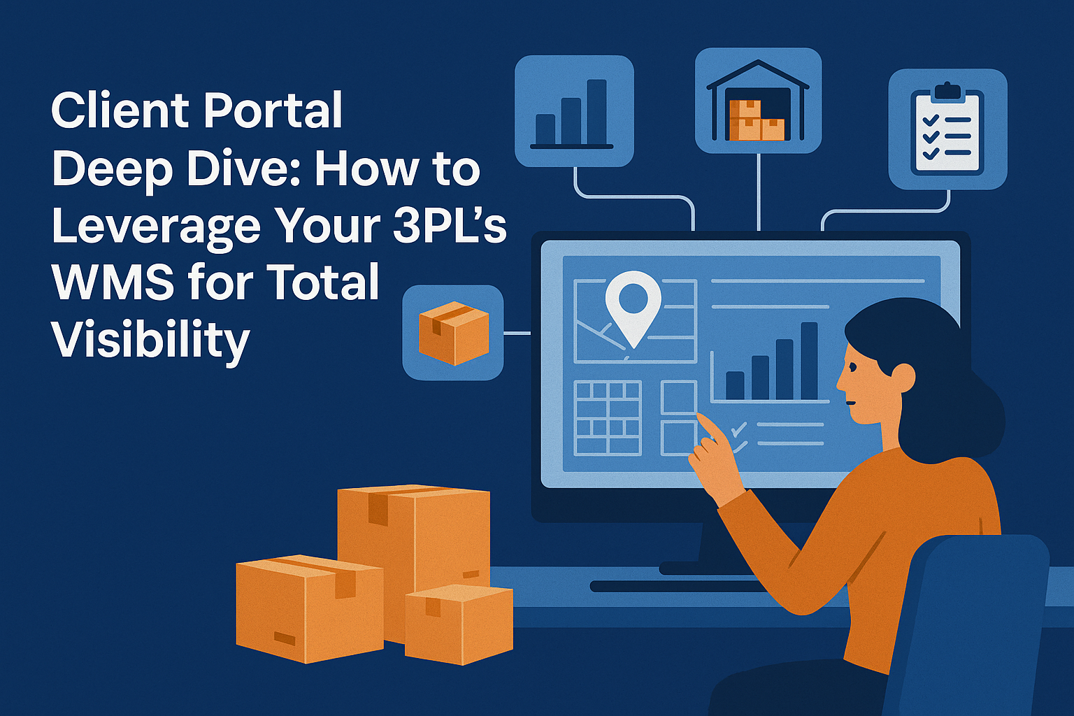 3PL Client Portal, Supply Chain Optimization, Logistics Technology, Real-time Inventory, Order Management System, Fulfillment Dashboard, Supply Chain Visibility, 3PL Software, Warehouse Management, Logistics Reporting